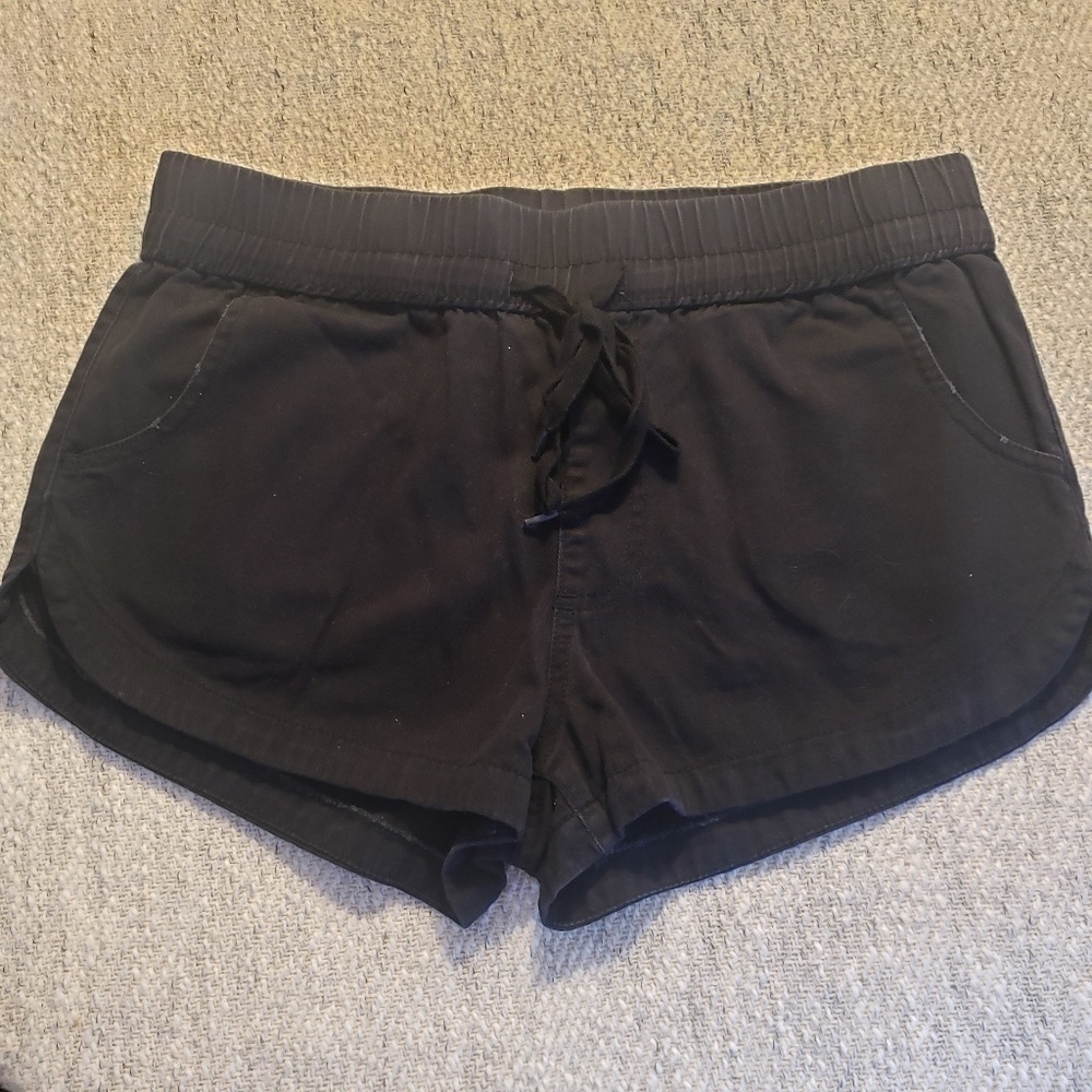 Empyre Black Drawstring shorts